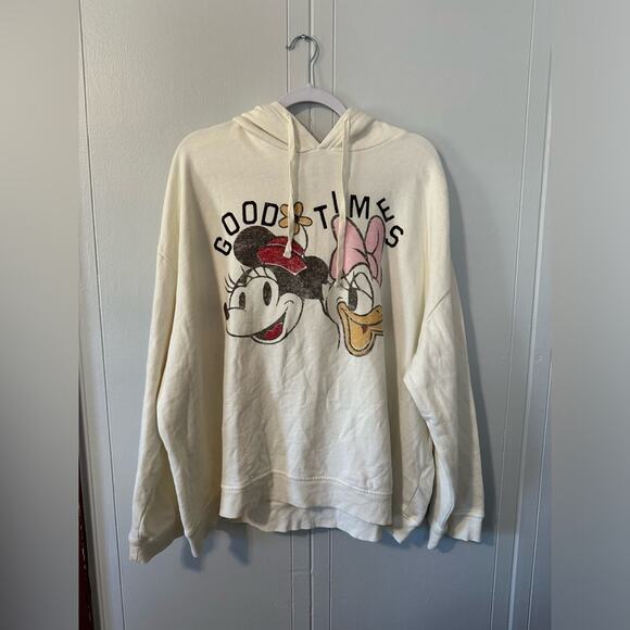 Disney Parks Minnie Mouse and Daisy‎ Duck Good Times pullover hoodie - Picture 1 of 7
